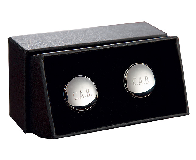 Unbranded Cufflinks - Round - Personalised
