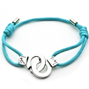 Unbranded Cuffs of Love Cord Bracelet - Turquoise