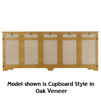 Cupboard Style Radiator Cabinet - Unfinished MDF Extra Large Size 2207x888mm