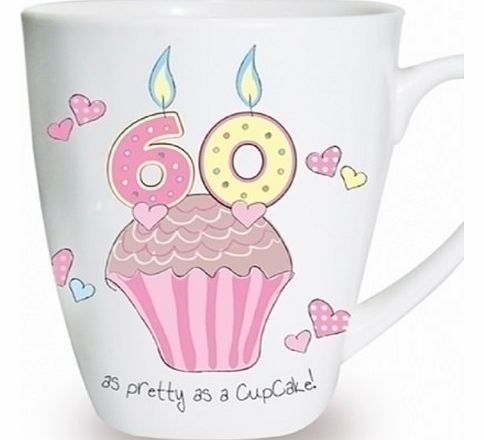 Unbranded Cupcake 60th Birthday Mug