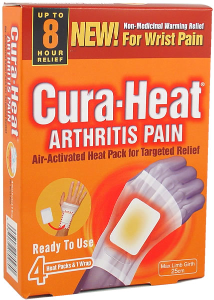Unbranded Cura-Heat Arthritis Pain for Wrist (4 pads)