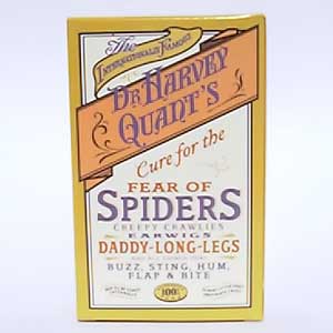 Arachnaphobics - help is at hand!! Dr Harvey Quant (the Internationally famous Doctor)has produced