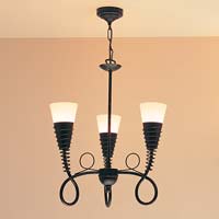 Curl 3 Arm Pendant Light