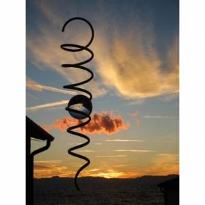 Unbranded Curling Glass Crystal Ball `` Kugelspirale``  -