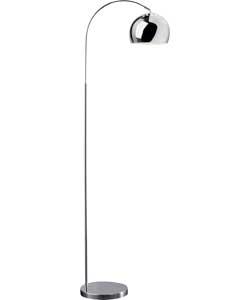Unbranded Curva Chrome Floor Lamp
