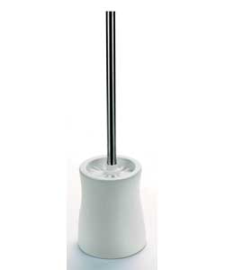Unbranded Curved Ceramic Toilet Brush Holder