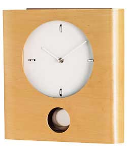 Curved Edge Pendulum Wall Clock