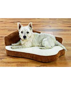 Unbranded Curvy Pet Chaise - Brown