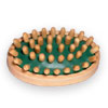 Cushioned wooden cellulite massager