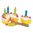 Happy Birthday to you! Cake with knife and candles