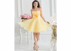 Unbranded Cute Modern Strapless Stretch satin Organza