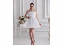 Unbranded Cute Sexy Modern Strapless Satin Tulle