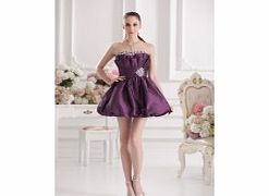 Unbranded Cute Sexy Strapless Taffeta Short/mini Cocktail