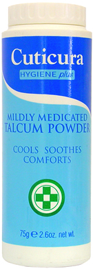 Mildly medicated. Cools, soothes & comforts. Suitable for the whole family. Absorbs excessive