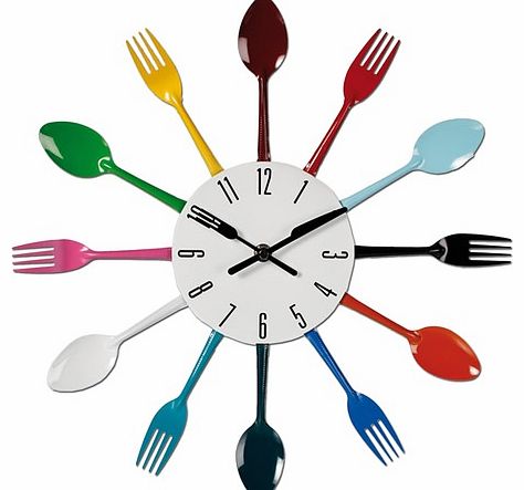 Unbranded Cutlery Clock