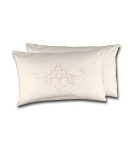 Cutwork Housewife Pillowcase Cream
