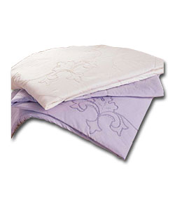 Cutwork King Size Bedspread - Lilac