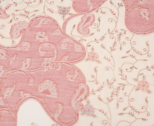 Unbranded Cutwork Sequined Scarf, Red