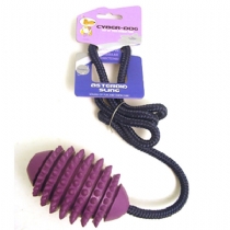 Unbranded Cyber Dog Rugby Ball and Rope Small