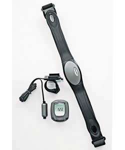 Unbranded Cycle Computer with Heart Rate Monitor