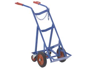 Unbranded Cylinder trolley blue painted