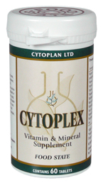 Cytoplex is a broad based multivitamin and mineral formulation. Cytoplex places a strong emphasis on