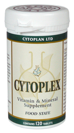 Cytoplex is a broad based multivitamin and mineral formulation. Cytoplex places a strong emphasis on