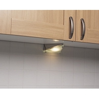 Unbranded DAACT2746 - Chrome and Glass Under Cabinet Light Kit