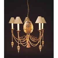 Unbranded DAAF05/AG9 - 5 Light Multi-Coloured Hanging Light