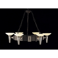 Unbranded DAART0667 - Pewter and Black Hanging Light