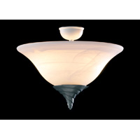 Unbranded DAAWP8 - Steel Semi Flush Light