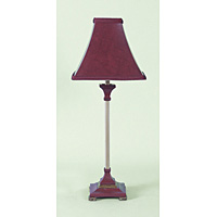 Unbranded DABAR4282 X - Burgandy Table Lamp