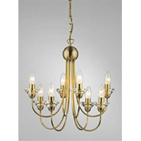 Unbranded DABEL0875 - Antique Brass Hanging Light