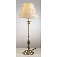 Unbranded DABLE4175 - Antique Brass Table Lamp Pair