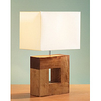 Unbranded DABRE4080 - Small Wooden Table Lamp