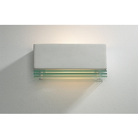 Unbranded DABRI372 - Ceramic and Glass Wall Flush Light