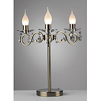 Unbranded DABYR4075 - Antique Brass Table Lamp