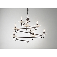 Unbranded DACAS08 - 8 Light Rustic Bronze Hanging Light