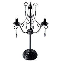 Unbranded DACAW4067 - Black Chrome Table Lamp