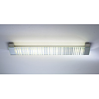 Unbranded DACUL012 - Chrome and Glass Ceiling Flush Light