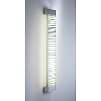 Unbranded DACUL072 - Chrome and Glass Wall Flush Light