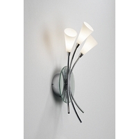Unbranded DACUR3050 - Chrome and Glass Wall Light
