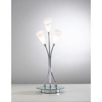 Unbranded DACUR4050 - Chrome and Glass Table Lamp