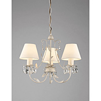 Unbranded DADON0333/24LE - 3 Light Ivory and Gold Hanging Light