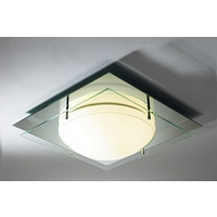 Unbranded DAFOR472 - Glass Bathroom Ceiling Flush Light