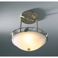 Unbranded DAGAB5875 - Antique Brass Semi Flush Light