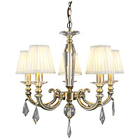 Unbranded DAGOS0575/0633 - 5 Light Antique Brass Hanging Light