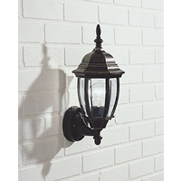 Unbranded DAHAM162235 - Black and Gold Outdoor Wall Light