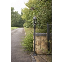 Unbranded DAHAM452235 - Black and Gold Outdoor Post Light