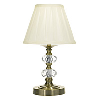 Unbranded DAHAZ4075 - Antique Brass Table Lamp Pair